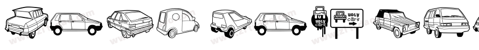 Rail Cars JL字体转换
